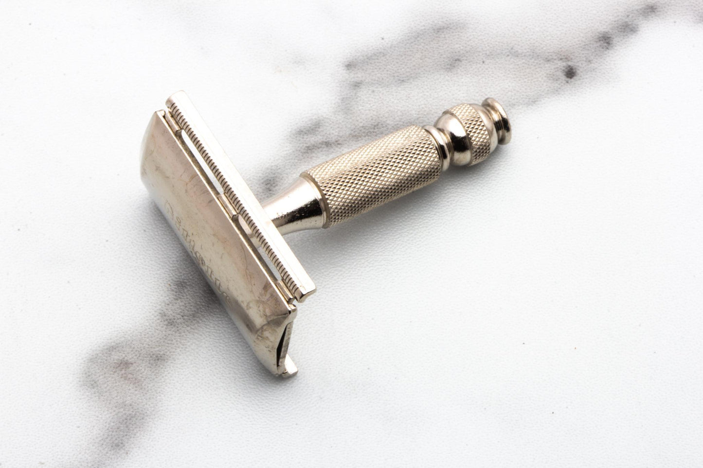 1964 J1 Gillette Ball End Tech Travel Safety Razor Set | Original Condition