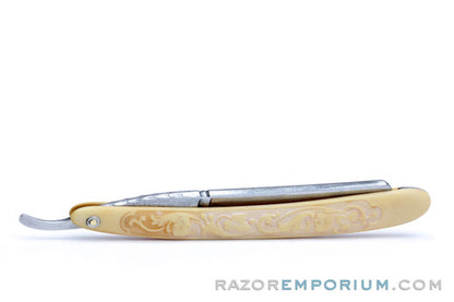 4/8" Robeson Shur Edge Hollow Ground Straight Razor | USA
