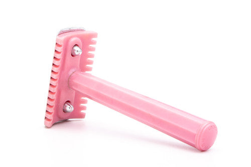 Pink Two Piece Double Edge Razor