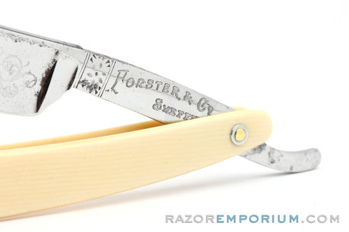 9/16" Porster and Co Hollow Ground Straight Razor | England