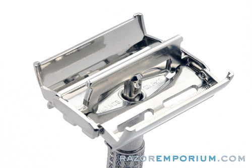 1954 Gillette Regular Flair Tip Super Speed Safety Razor Factory Nickel Revamp