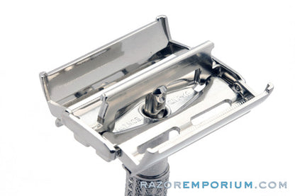 1954 Gillette Regular Flair Tip Super Speed Safety Razor Factory Nickel Revamp