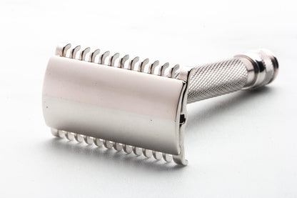 1930's Gillette NEW Long Comb Ball End  Handle Safety Razor | Rhodium Revamp
