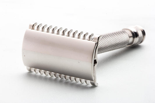 1930's Gillette NEW Long Comb Ball End  Handle Safety Razor | Rhodium Revamp