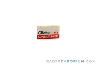 Gillette Super Stainless King Double Edge (5) - New Old Stock (NOS) Razor Blades