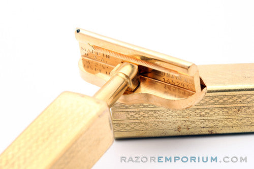 1930's Schick Type C3 Gold Repeating Injector Razor