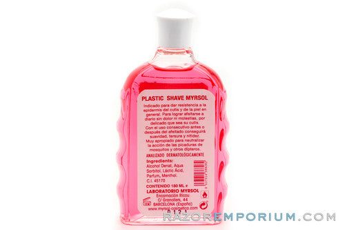 Myrsol Plastic Aftershave Splash