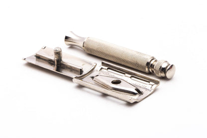 1956 B4 Gillette Ball End Tech DE Safety Razor | Original Condition