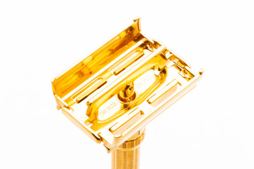 1962 H3 Gillette Slim Adjustable Double Edge Safety Razor | 24K Gold Revamp