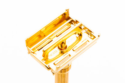 1962 H3 Gillette Slim Adjustable Double Edge Safety Razor | 24K Gold Revamp