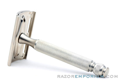 1940s Gillette Ball End Tech DE Safety Razor Factory Nickel Revamp