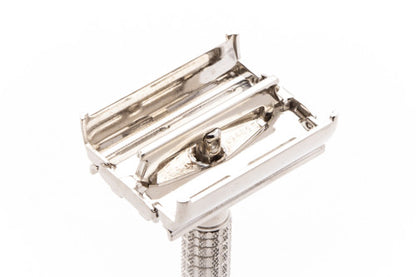 1947 Gillette Flare Tip British Rocket Safety Razor | Nickel Revamp