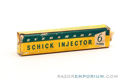 Schick Eversharp Injector  - 6 New Old Stock (NOS) Razor Blades