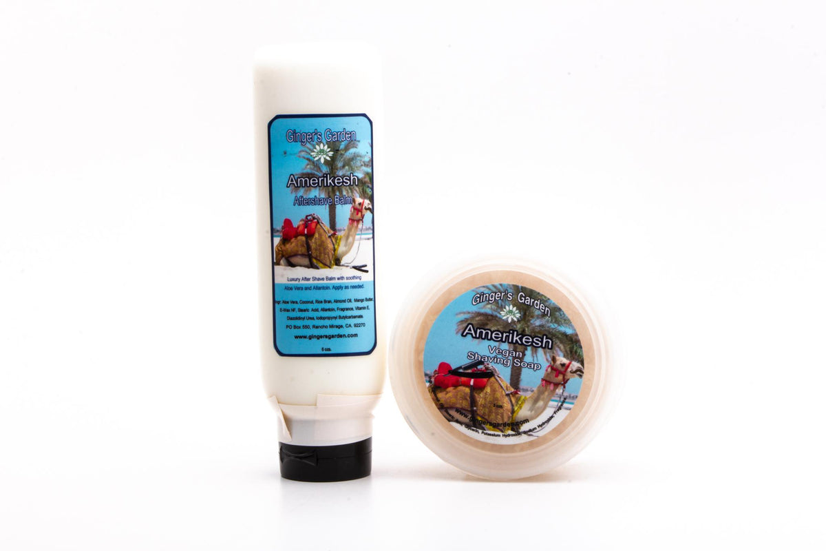 Genger Razor Ginger's Garden | Amerikesh Aftershave Balm – Razor Emporium