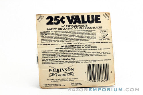 1990's Wilkinson Sword Co. Classic Twist to Open DE Safety Razor | New Old Stock