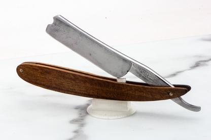5/8" Vintage Restored Wade & Butcher Straight Razor with Wood Scales