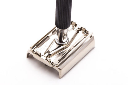 1970 Gillette Black Handle Super Speed Safety Razor P1 | Rhodium Revamp