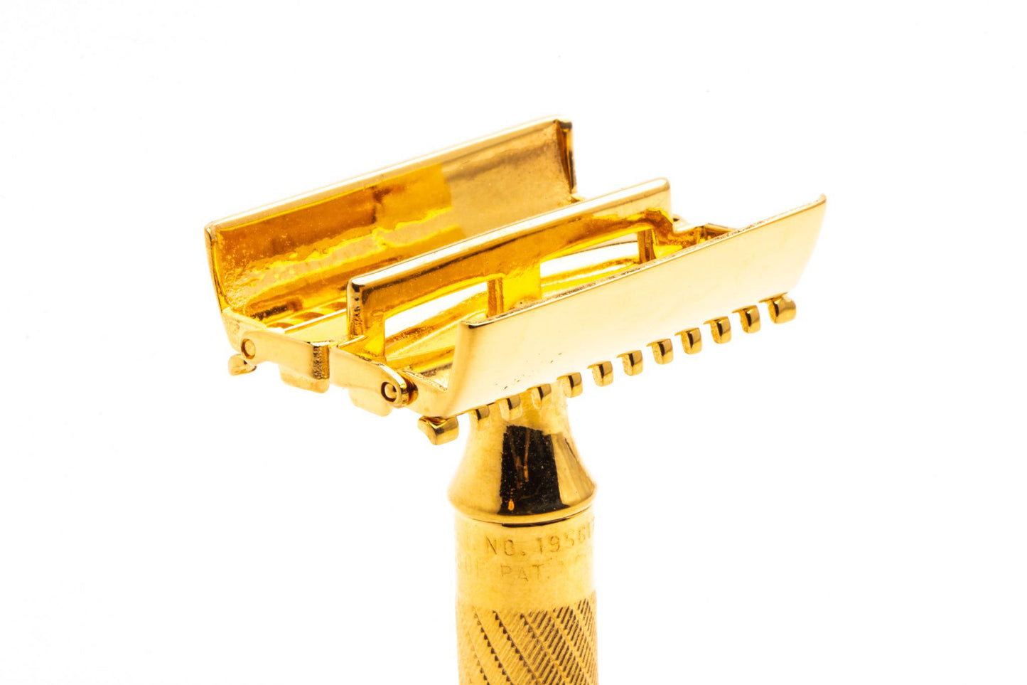1936 Gillette Aristocrat Deluxe Double Edge Razor  | 24K Gold Revamp