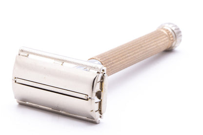 1965 K2 Gillette Champagne Star Lady DE Safety Razor | Original Condition