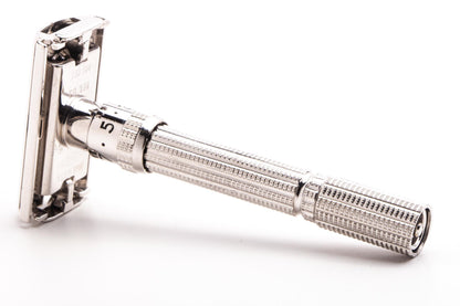 1963 I1 Gillette  Slim Adjustable DE TTO Safety Razor | Rhodium Revamp