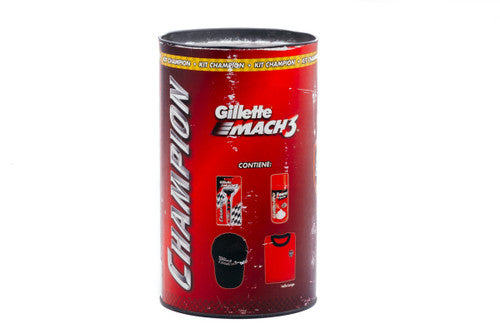 1990's Gillette Mach 3 Champion - Spanish Collectible Set - Cartridge Razor NOS