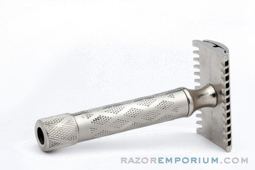 1930's Gillette New Deluxe Criterion DE Safety Razor Set | Factory Nickel Revamp