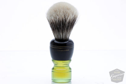 Vintage Green Handle Superfine Badger Brush