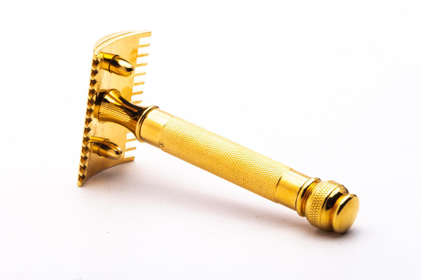 Gillette WW1 Razor With Replica Ball End Handle Set | 24k Gold Revamp