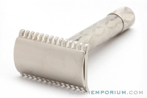 1925 Gillette New Improved Standard Richwood Bostonian Factory Nickel Revamp