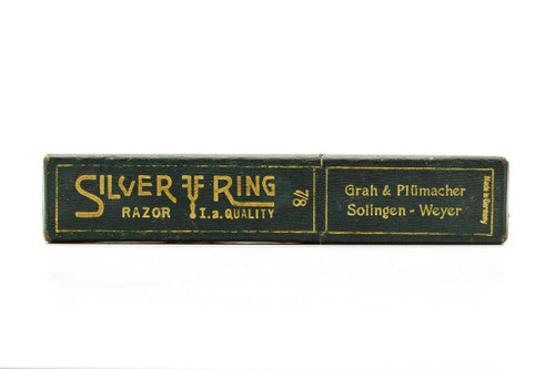 7/8" Grah & Plumacher 67 Silver Ring Straight Razor Hollow Ground | Solingen, Germany | Used