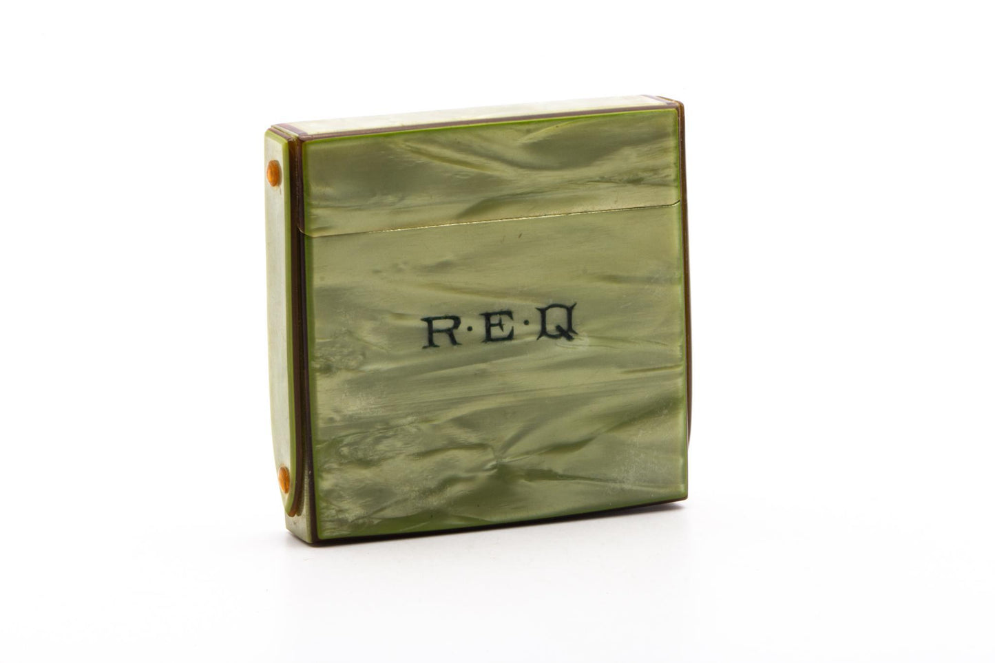 1921 Gillette Milady Decollete Double Edge Safety Razor in Jade Case  | Original Condition