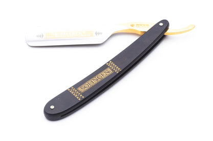 6/8" Dovo Solingen "Bismark" Ebony Scales Straight Razor