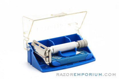 1950's Gillette British HD Rocket Safety Razor Set - Excellent
