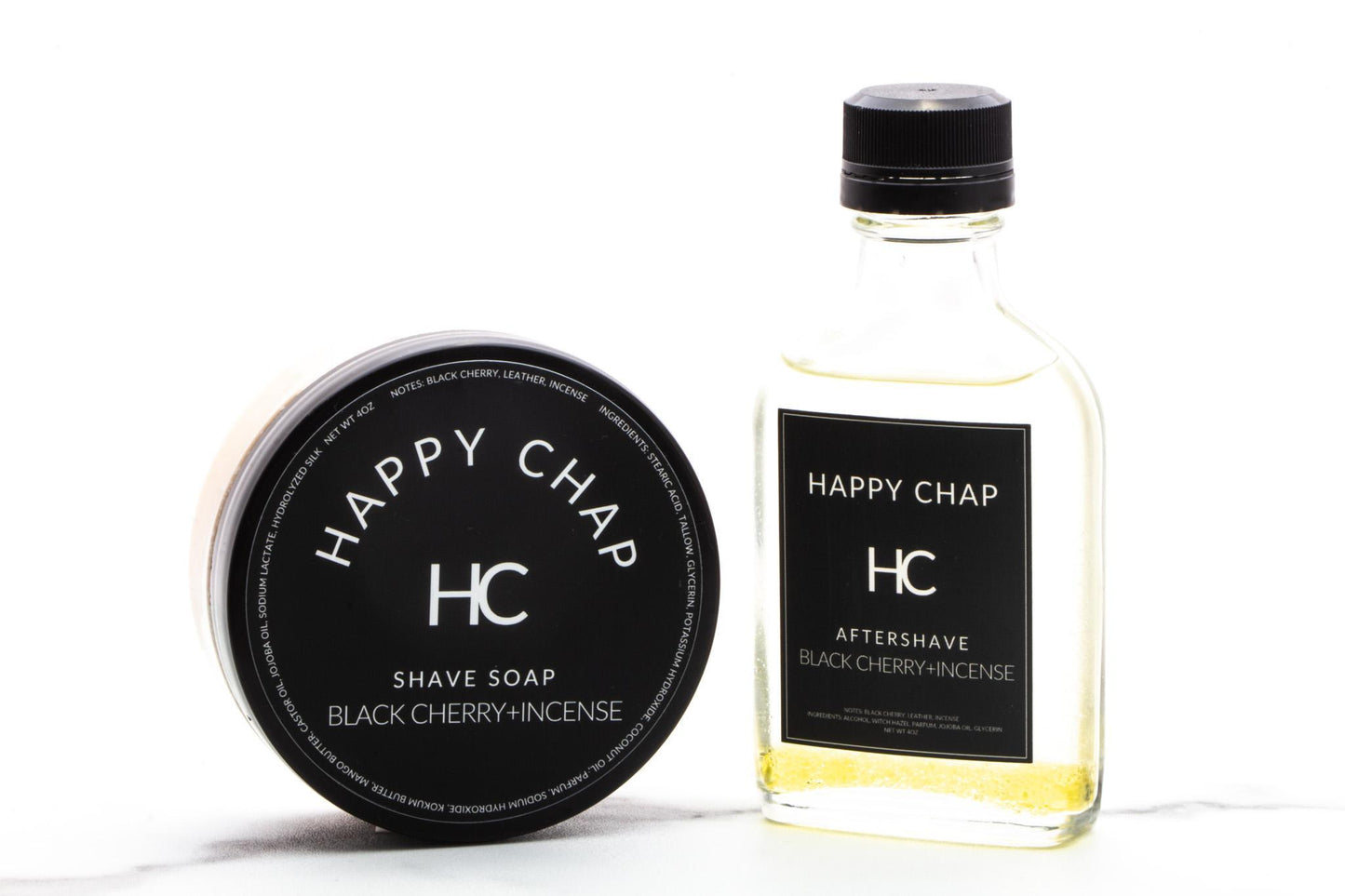 Happy Chap | Black Cherry And Incense Shave Soap