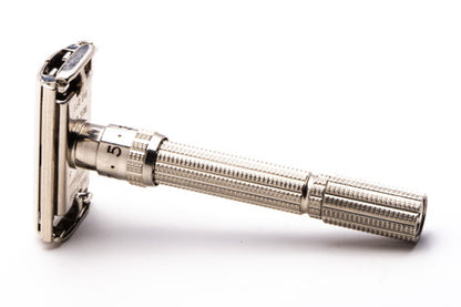 1962 H3 Gillette Slim Adjustable Double Edge Safety Razor Set | Original Condition