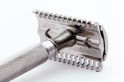 1930s Gillette Goodwill DE Safety Razor | Factory Nickel Revamp