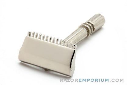 1930s Gem Micromatic TTO Single Edge Safety Razor Factory Nickel Revamp