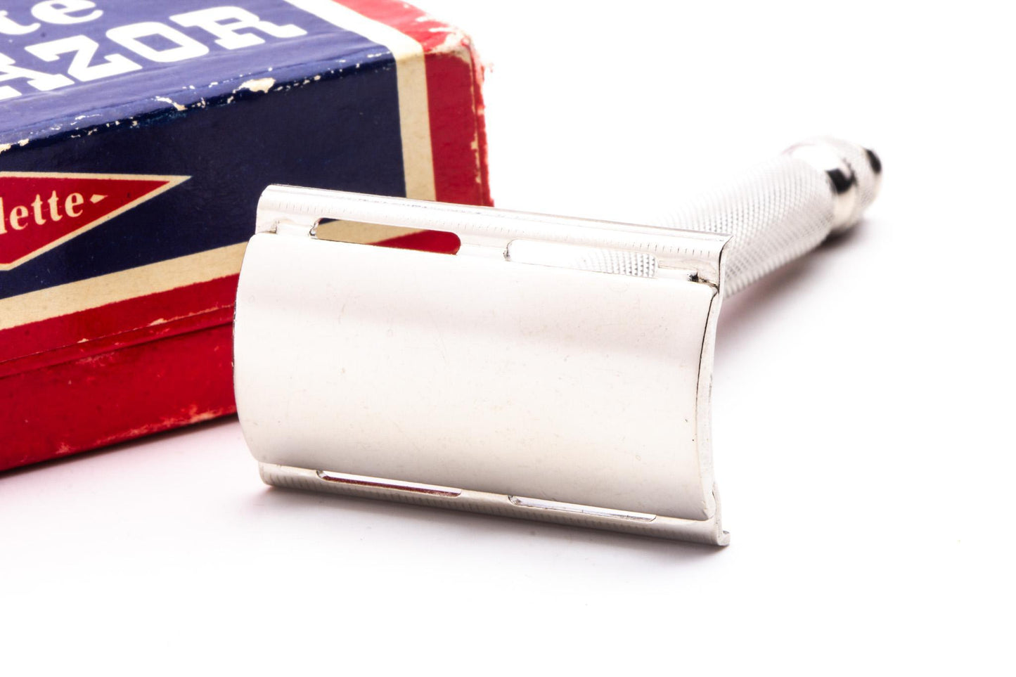 1939-47 Gillette New Ball End Tech Double Edge Safety Razor | Original Condition