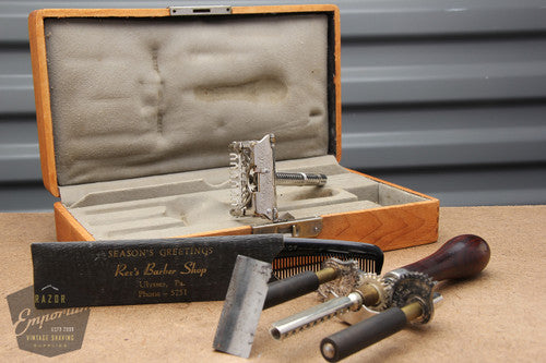 Kampfe Bros. 1900's Star SE Safety Razor and Strop Kit – Razor Emporium