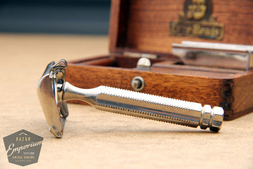 Ever Ready 1912 Style Single Edge Safety Razor in Original Wood Box ...