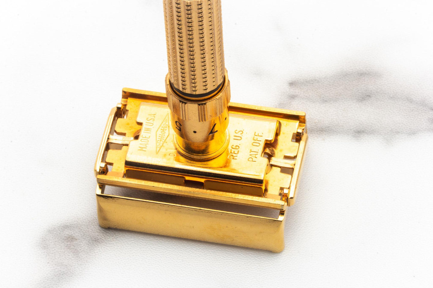 1958 D1 Gillette Executive Fatboy Adjustable Safety Razor Set | Original Condition