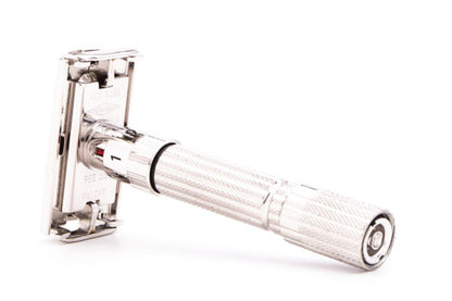 1960 F1 Gillette Fatboy TTO Adjustable Double Edge Razor | Rhodium Revamp