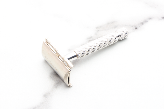 1969 O3 Gillette Spiral Handle Ball End Tech Safety Razor | Original Condition