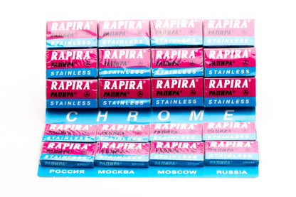 Rapira Super Stainless Double Edge (DE) Blades