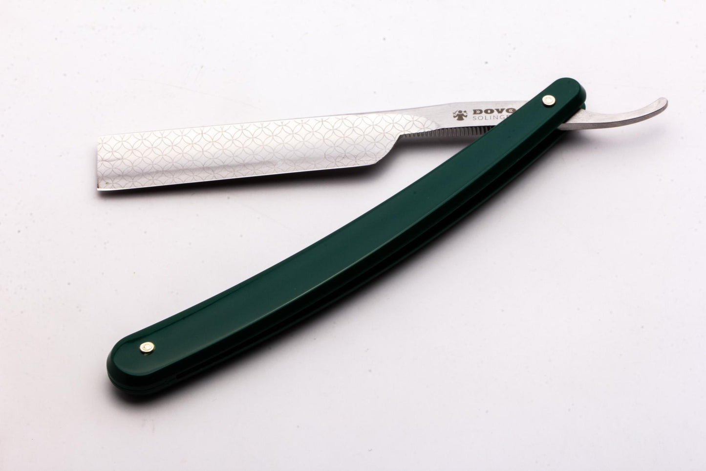 DOVO | 5/8" Dovo Solingen Green Runde Sache Straight Razor