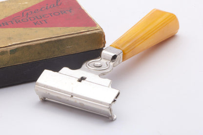 1935-45 Eversharp Schick Injector Single Edge Razor Set | Original Condition