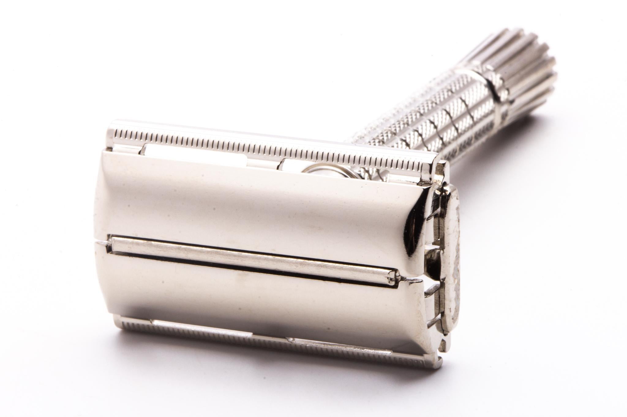 1963 I3 Gillette Flare Tip Super Speed Safety Razor | Factory Nickel R ...