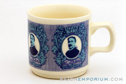 King Gillette Blue Blades Shaving Mug