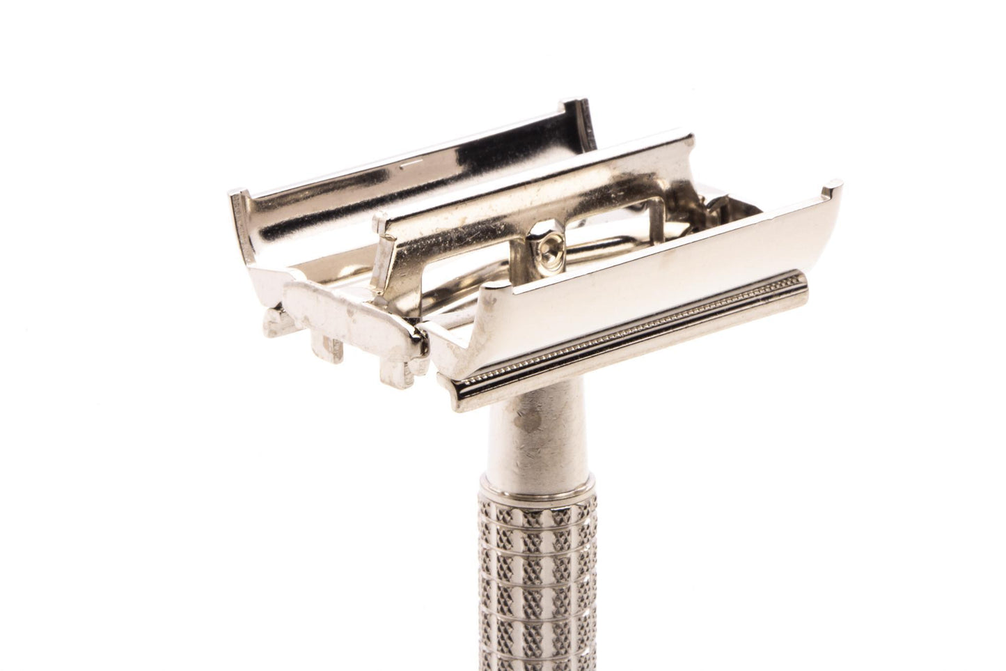 1963 I3 Gillette Flare Tip Super Speed Safety Razor | Factory Nickel Revamp