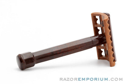 1940's Nola 442 Bakelite Double Edge Travel Safety Razor Set